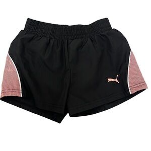 𝅺PUMA Girls Athletic Shorts-Size 5 Color Black.